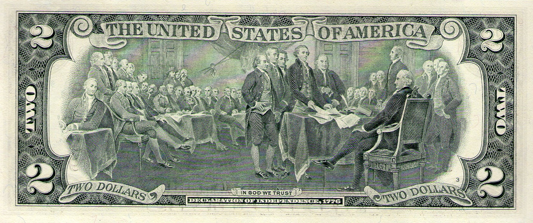 2 Dollar US Banknote from 2003